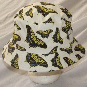 Zumiez TEENAGE Butterfly Bucket Hat Cap AOP All Over Print Streetwear Y2K 💰